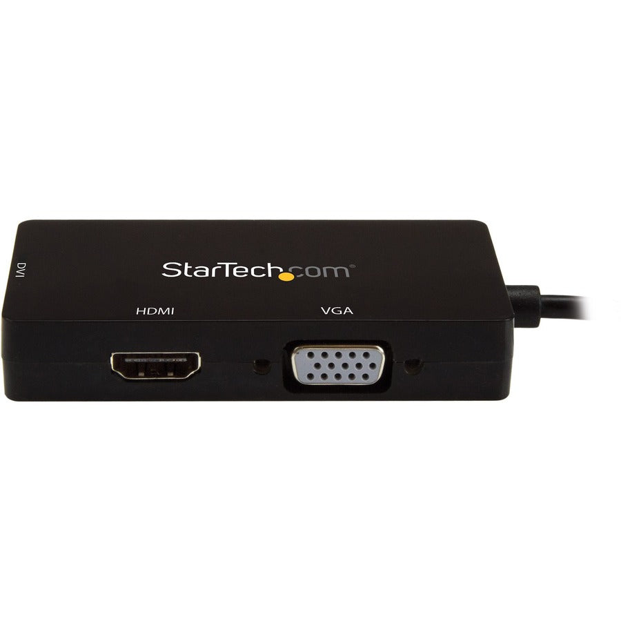 StarTech.com USB-C Multiport Video Adapter - 3-in-1 - 4K 30Hz - Black