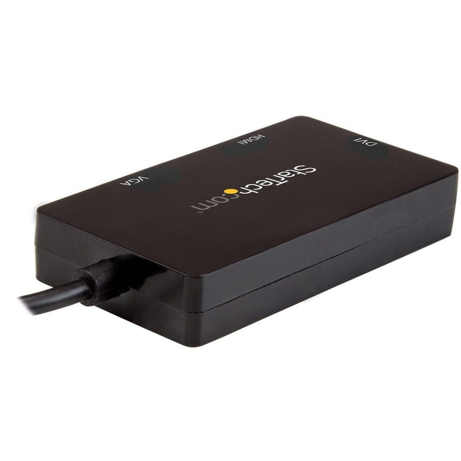 StarTech.com USB-C Multiport Video Adapter - 3-in-1 - 4K 30Hz - Black