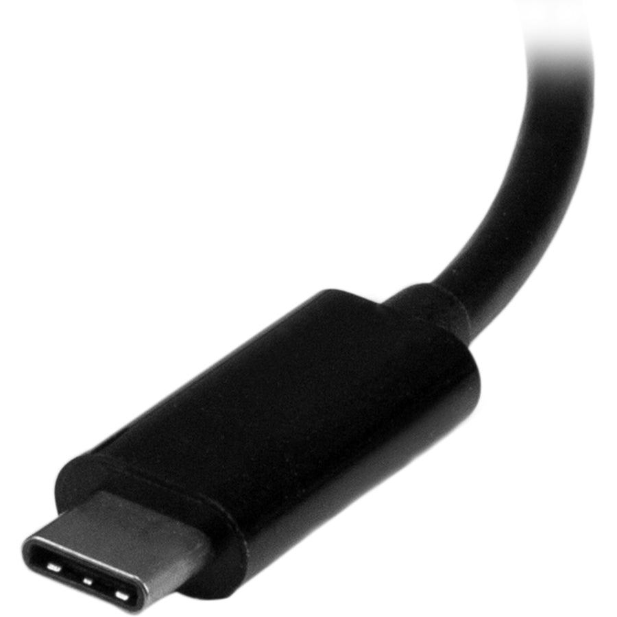 StarTech.com USB-C Multiport Video Adapter - 3-in-1 - 4K 30Hz - Black