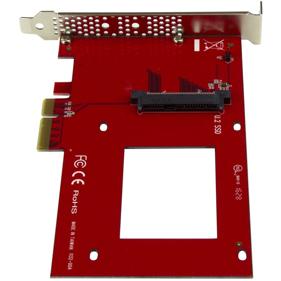 StarTech.com U.2 to PCIe Adapter for 2.5" U.2 NVMe SSD - SFF-8639 - x4 PCI Express 3.0