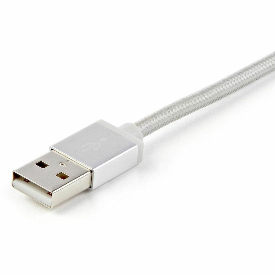 StarTech.com USB Multi-Charger Cable - Lightning, USB-C, Micro-B - Braided - 1 m (3 ft.)