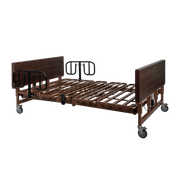 Bariatric HD Homecare Bed w/ Half Rail and No Mattress, 48", 1 Piece per Case