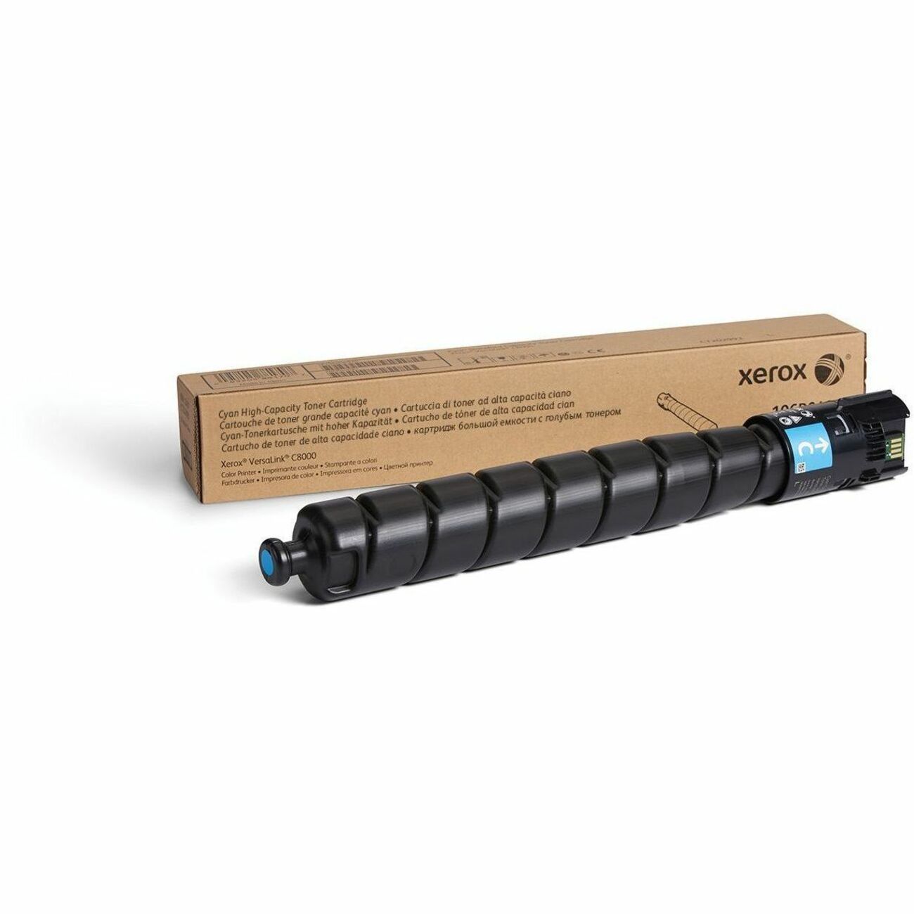 Xerox VersaLink C8000 High Yield Cyan Toner Cartridge, 1 Each, 16,500 Page Yield