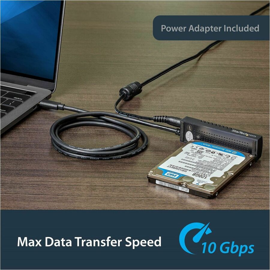 StarTech.com USB 3.1 (10Gbps) Adapter Cable for 2.5"/3.5" SATA Drives - USB-C