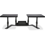 20 lb Load Capacity - 9" Height x 32" Width x 14" Depth - Desktop - Steel - Pearl Black