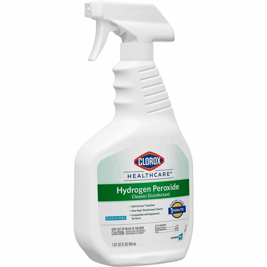 Clorox Healthcare Hydrogen Peroxide Cleaner Disinfectant Spray, 32 fl oz, Clear, 1 Each