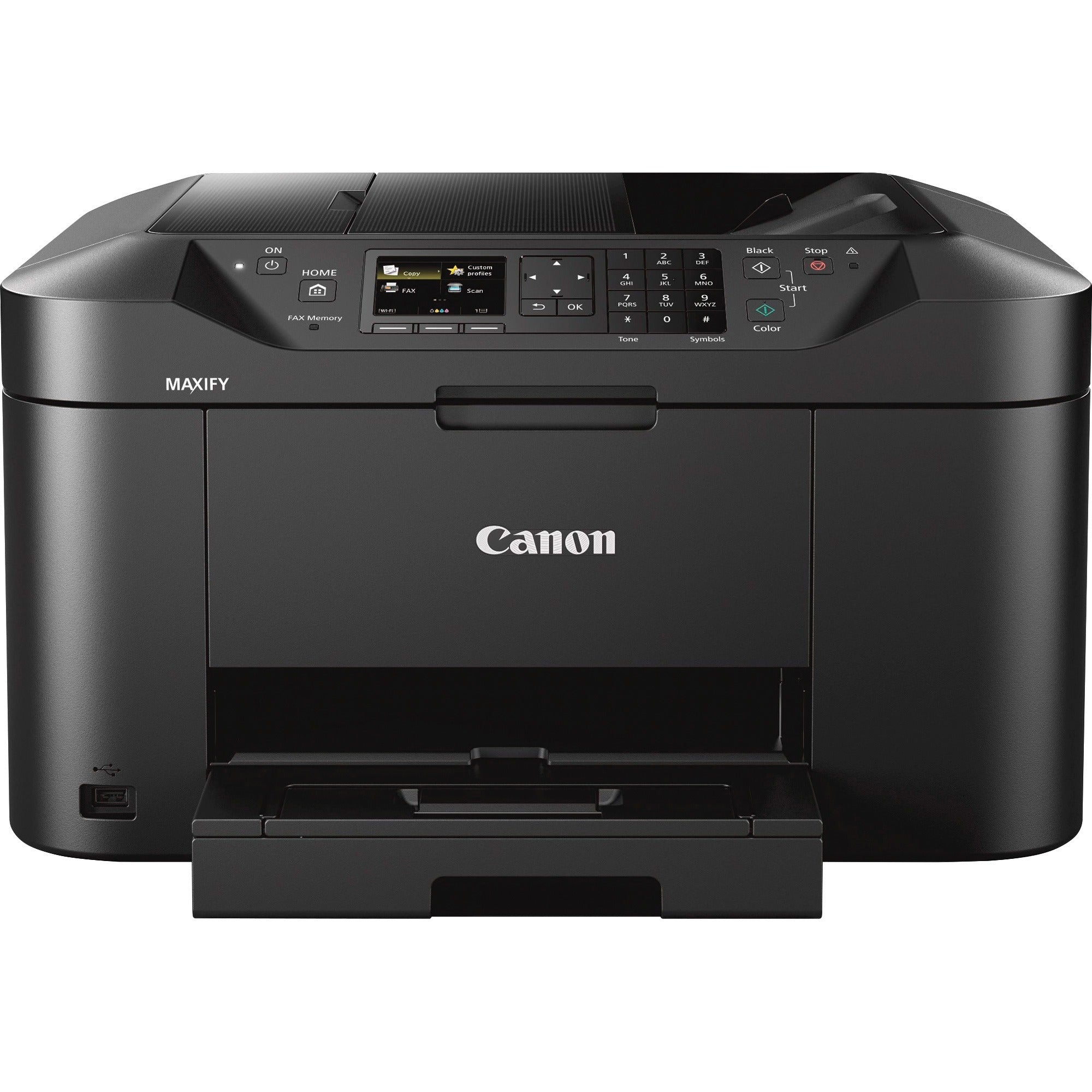 Copier/Fax/Printer/Scanner - 600 x 1200 dpi Print - Automatic Duplex Print - Up to 20000 Pages Monthly - 250 sheets Input - Color Scanner - 1200 dpi Optical Scan - Color Fax - Ethernet - Wireless LAN - Mopria - USB - For Plain Paper Print - 1 Each