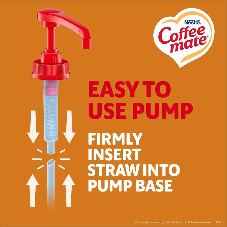 Coffee mate Salted Caramel Chocolate Liquid Concentrate Coffee Creamer, Pump Bottle, 50.70 fl oz (1.50 L), 300 Servings, 1 Each