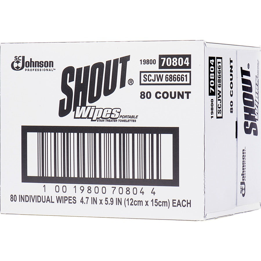For Clothing - 5.90" Length x 4.70" Width - Recommended For: Stain Remover - Disposable - White - 80 / Carton