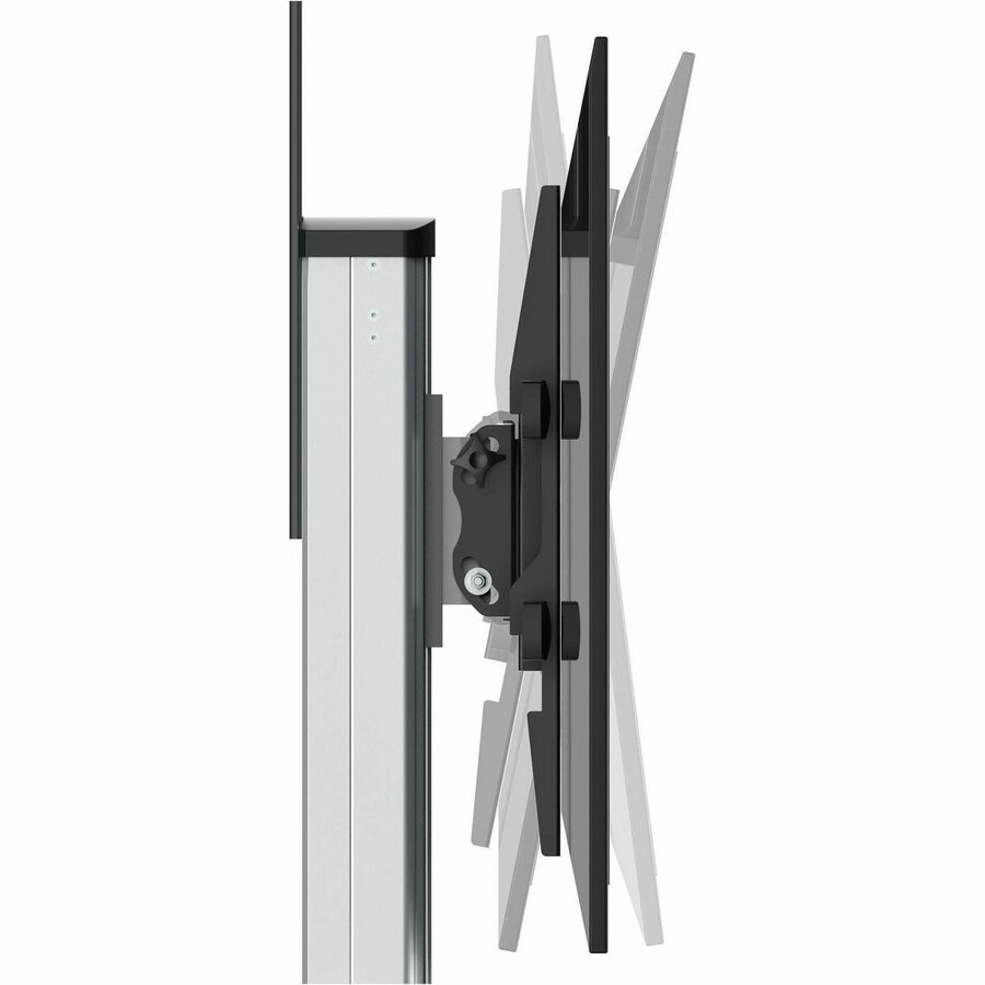 StarTech.com TV Cart - Height Adjustable - Lockable Wheels