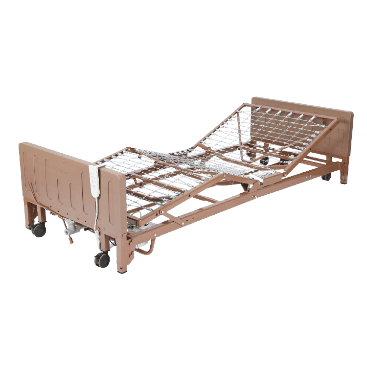 3 Motor Full Electric Hi/Low Homecare Bed (No Rail and Mattress), 1 Piece per Case (Image for Reference Only – May Not Reflect Exact Components)