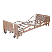 3 Motor Full Electric Hi/Low Homecare Bed w/ Full Rail and DynaRest @Home Innerspring Mattress, 1 Piece per Case (Image for Reference Only – May Not Reflect Exact Components)