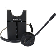 Mono - Wireless - DECT 6.0 - 350 ft - 32 Ohm - 300 Hz to 3.40 kHz - Over-the-head - Monaural - Supra-aural - Noise Canceling