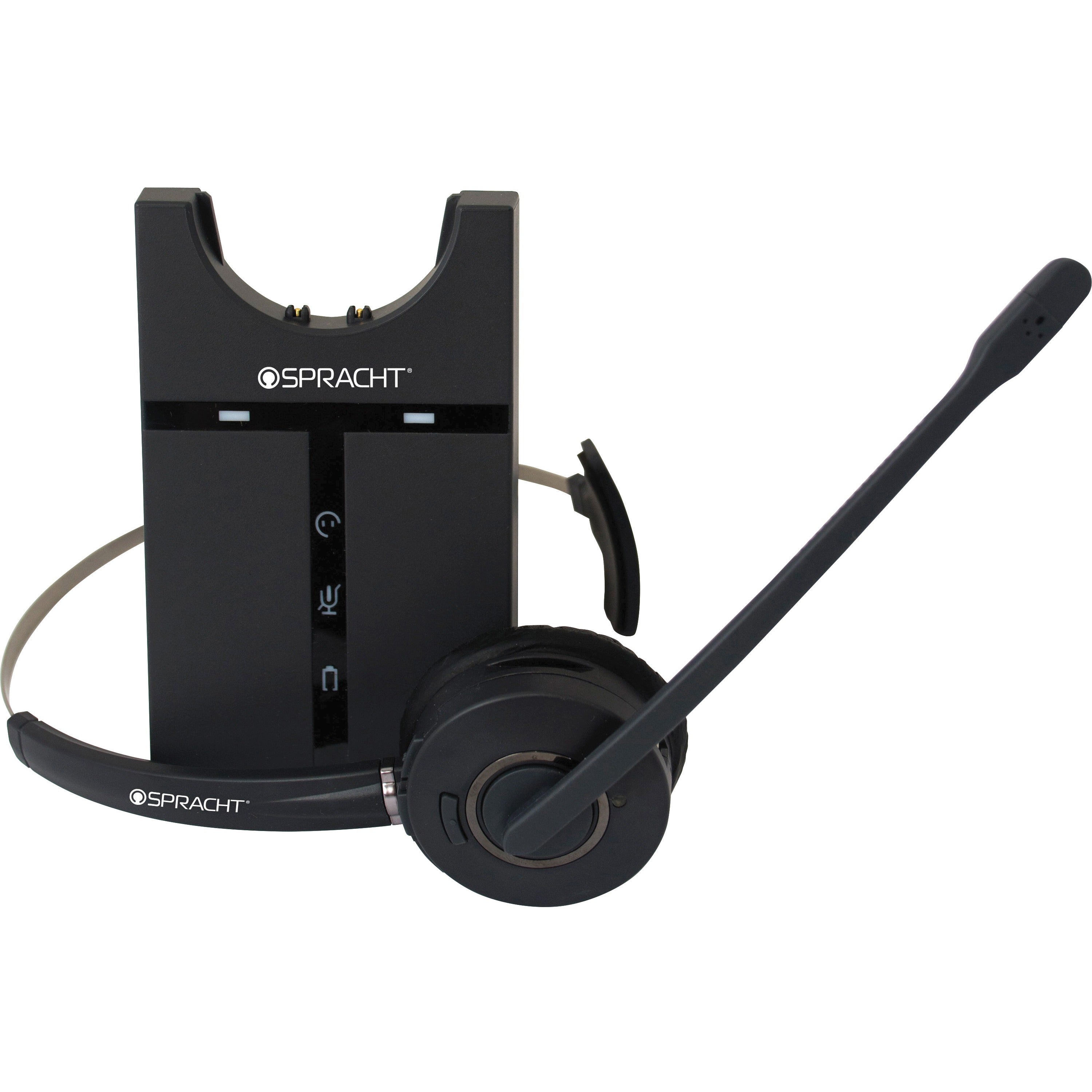 Mono - Wireless - DECT 6.0 - 350 ft - 32 Ohm - 300 Hz to 3.40 kHz - Over-the-head - Monaural - Supra-aural - Noise Canceling