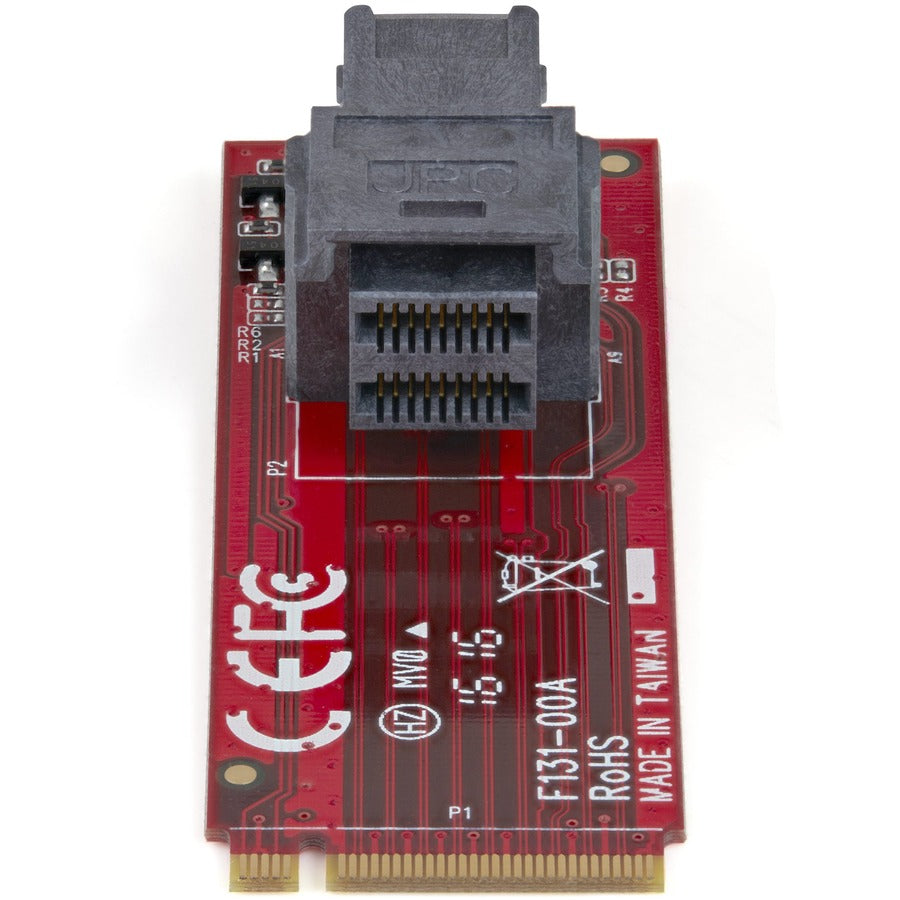 StarTech.com U.2 (SFF-8643) to M.2 PCI Express 3.0 x4 Host Adapter Card for 2.5" U.2 NVMe SSD