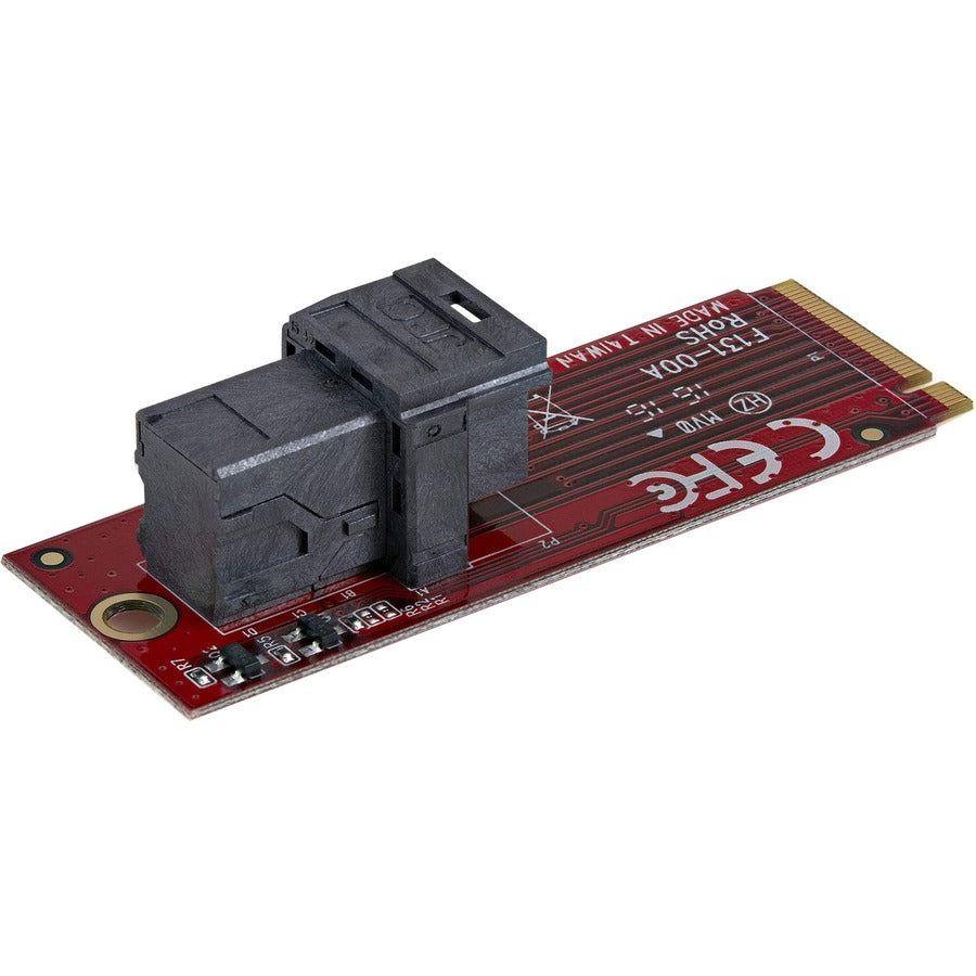 StarTech.com U.2 (SFF-8643) to M.2 PCI Express 3.0 x4 Host Adapter Card for 2.5" U.2 NVMe SSD