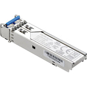 StarTech.com SFP (mini-GBIC) Module, 1 x LC Duplex, 1000Base-EX, Single-mode Optical Fiber, 1.25 Gbps, Hot-swappable, 1 Each