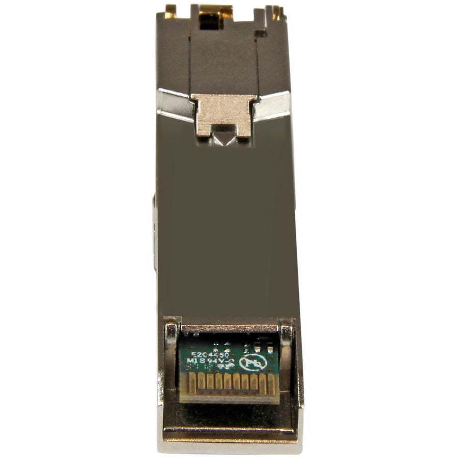 StarTech.com SFP (mini-GBIC) Module, 1 x RJ-45 Duplex 1000Base-TX, 1.25 Gigabit Ethernet, Hot-swappable, Twisted Pair, 1 Each