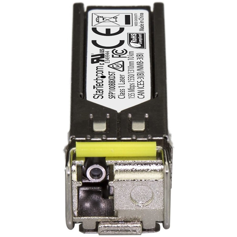 StarTech.com MSA Compliant SFP Transceiver Module - 100BASEBX