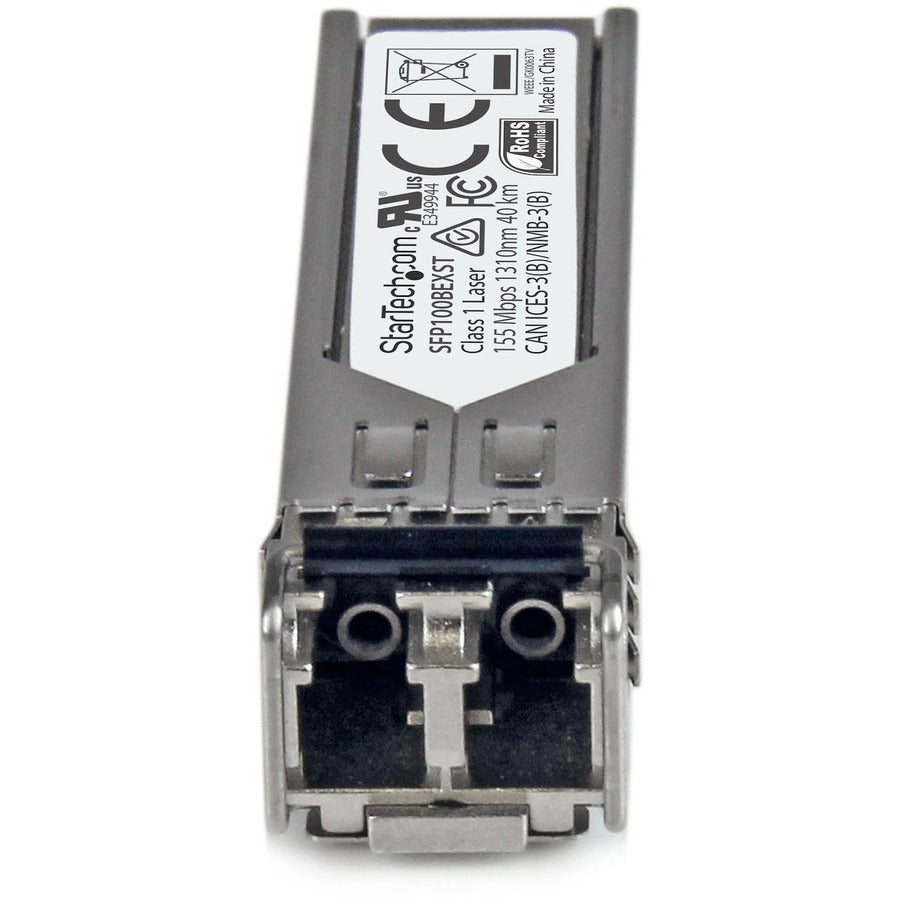 StarTech.com MSA Compliant SFP Transceiver Module - 100BASEEX