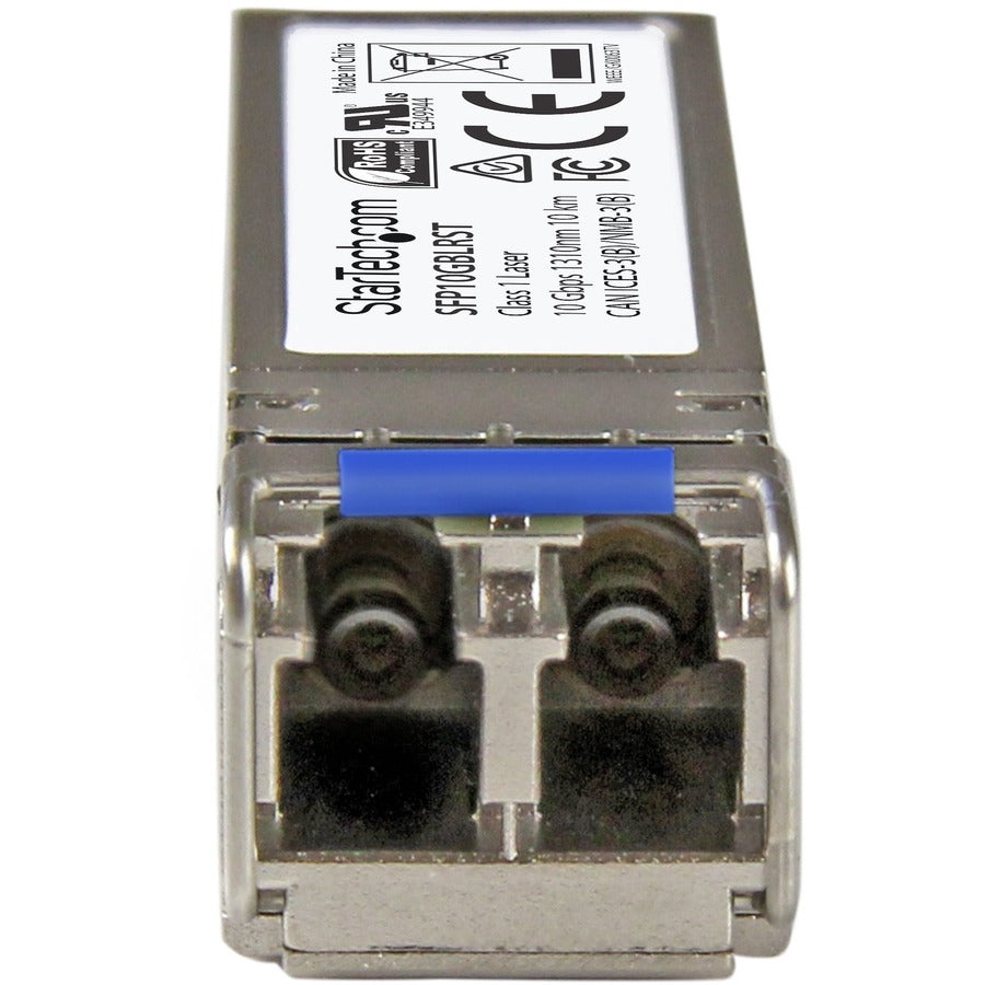 StarTech.com SFP+ Module, 10GBase-LR, Single-Mode, LC Duplex, 10Gbps, Hot-Swappable, 1 Each