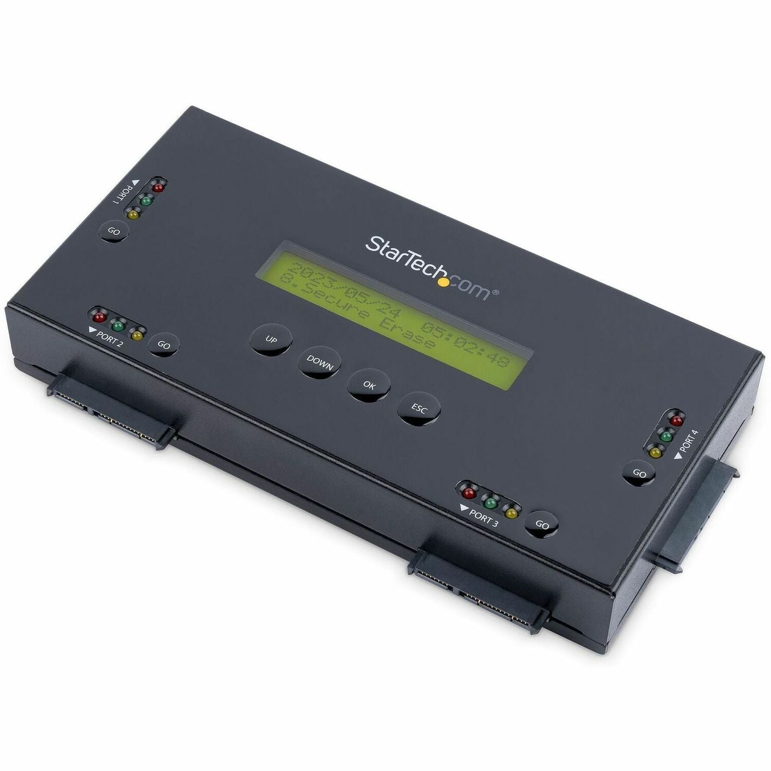 StarTech.com Hard Drive Eraser for 2.5 or 3.5 in. SATA Drives - 4-Bay - Standalone