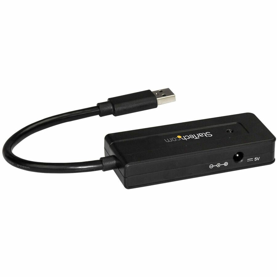 StarTech.com 4-Port USB 3.0 Hub - Mini Hub with Charge Port - Includes Power Adapter