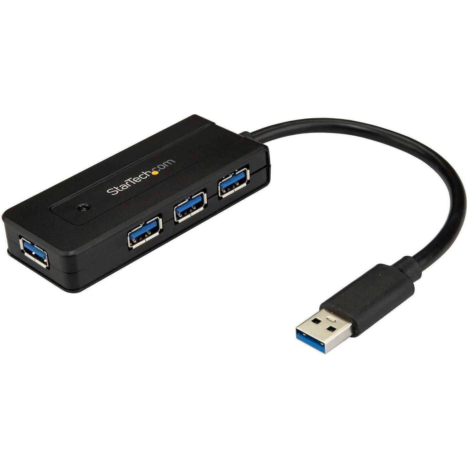 StarTech.com 4-Port USB 3.0 Hub - Mini Hub with Charge Port - Includes Power Adapter