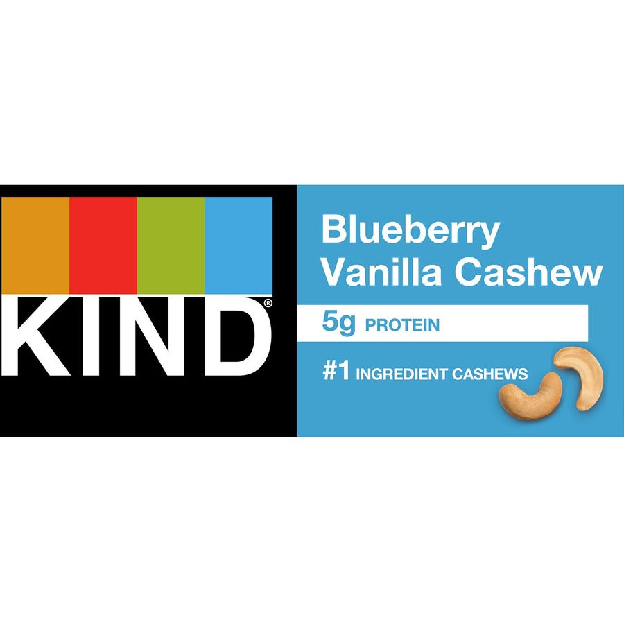 Trans Fat Free, High-fiber, Low Sodium, Dairy-free, Gluten-free, Peanut-free - Blueberry Vanilla Cashew - 1.41 oz - 1 Box