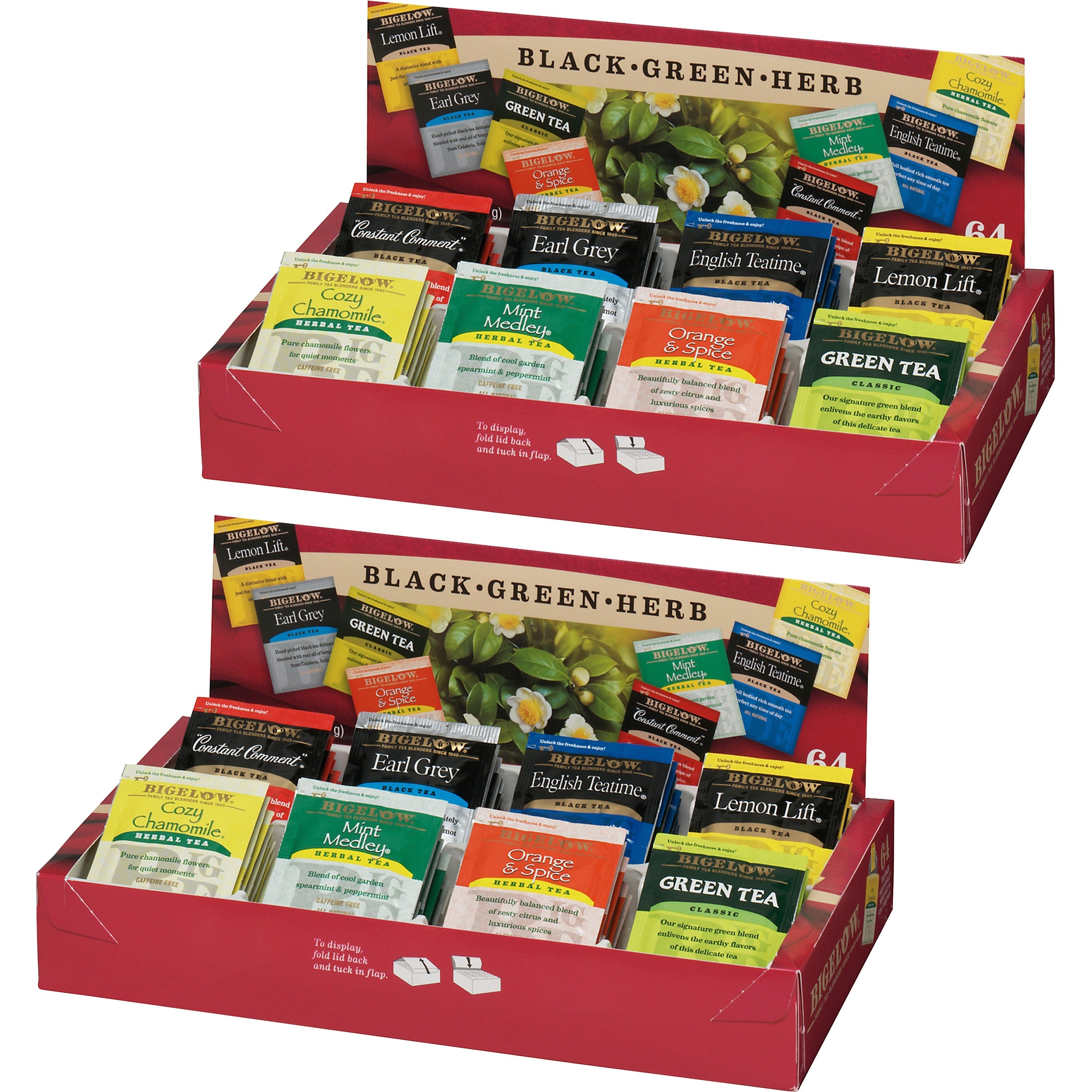 Bigelow&reg; Assorted Flavor Herbal Tea, Black Tea, Green Tea Bag
