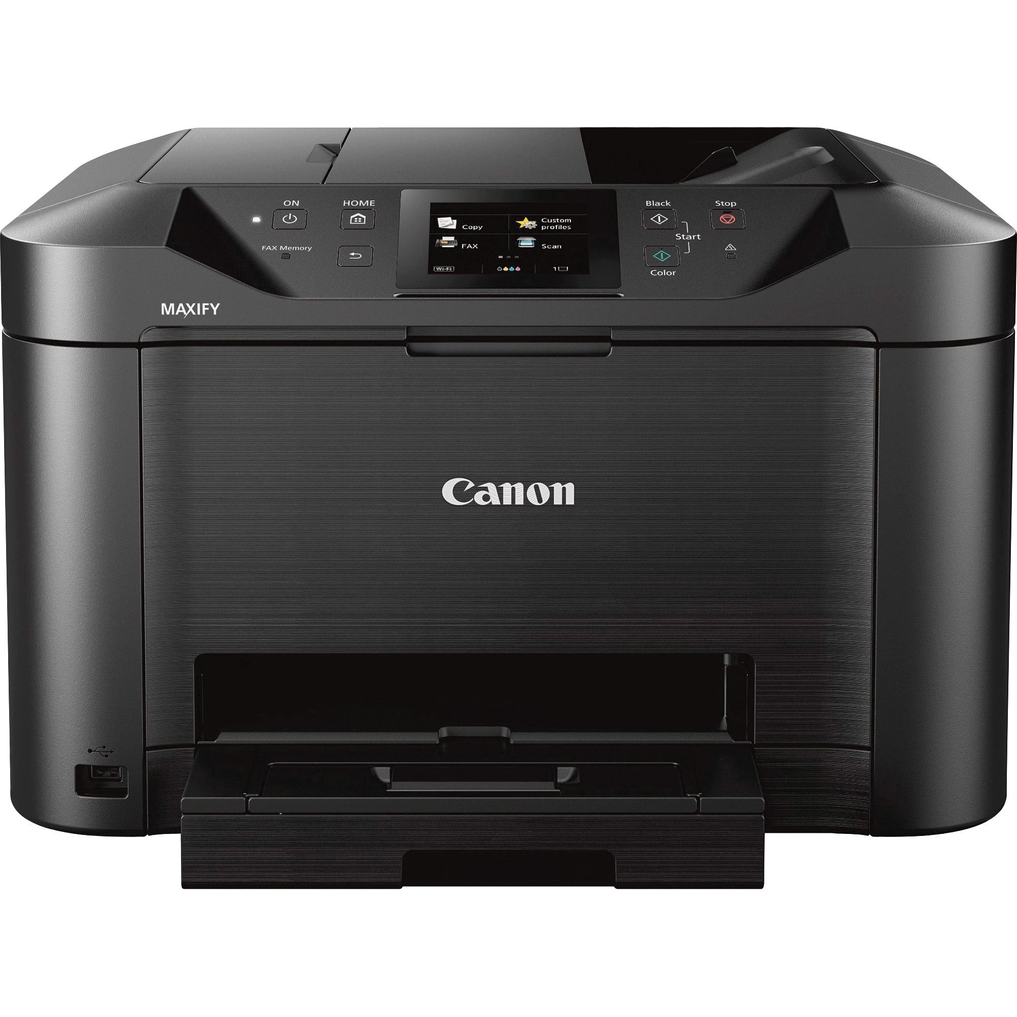 Copier/Fax/Printer/Scanner - 600 x 1200 dpi Print - Automatic Duplex Print - 250 sheets Input - Color Scanner - 1200 dpi Optical Scan - Color Fax - Ethernet - Wireless LAN - Mopria - USB - For Plain Paper Print - 1 Each