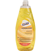 Genuine Joe Dish Detergent, Concentrate, Lemon Scent, 38 fl oz (1.2 quart), Yellow, 1 Each