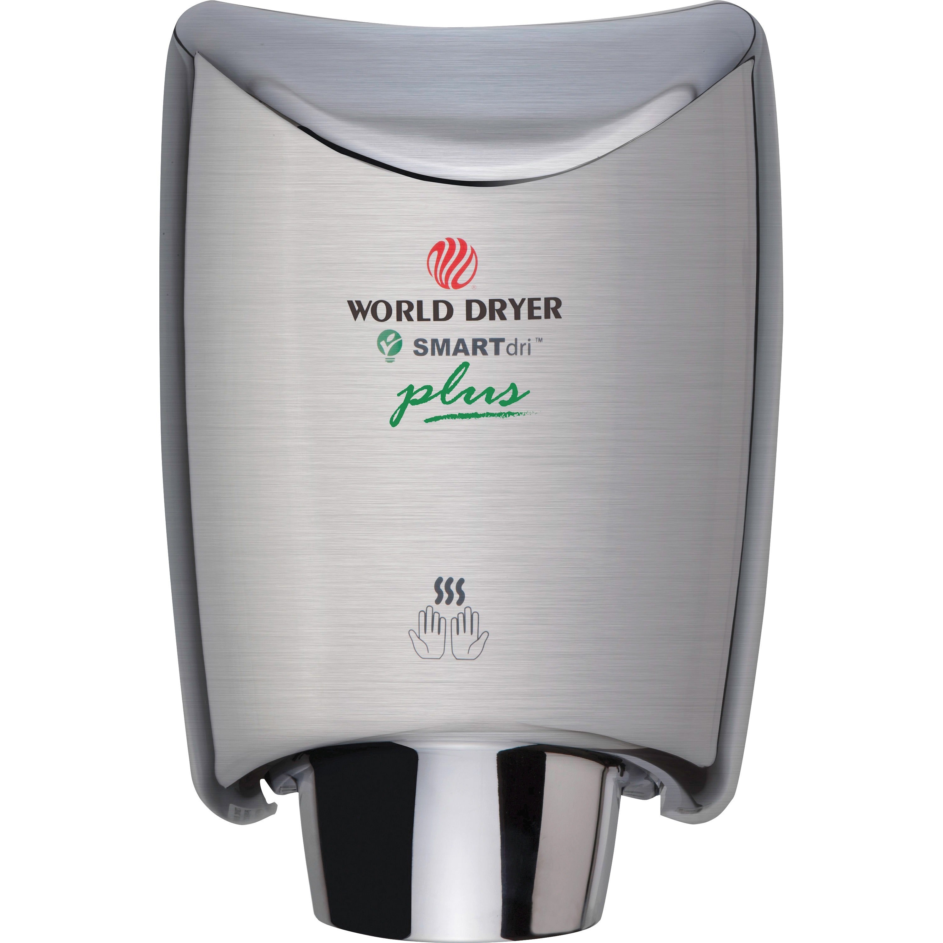 World Dryer SMARTdri Plus Hand Dryer - Metallic Silver