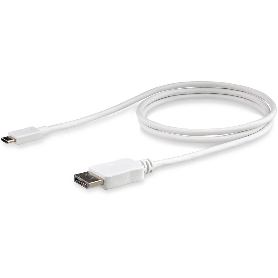 StarTech.com 3 ft / 1m USB C to DisplayPort Cable - USB C to DP Cable - 4K 60Hz - White
