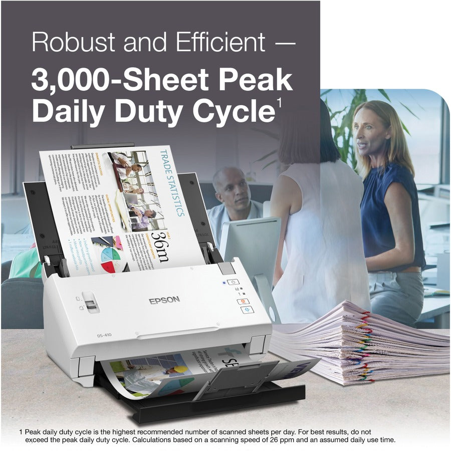 48-bit Color - 16-bit Grayscale - 26 ppm (Mono) - 26 ppm (Color) - Duplex Scanning - USB