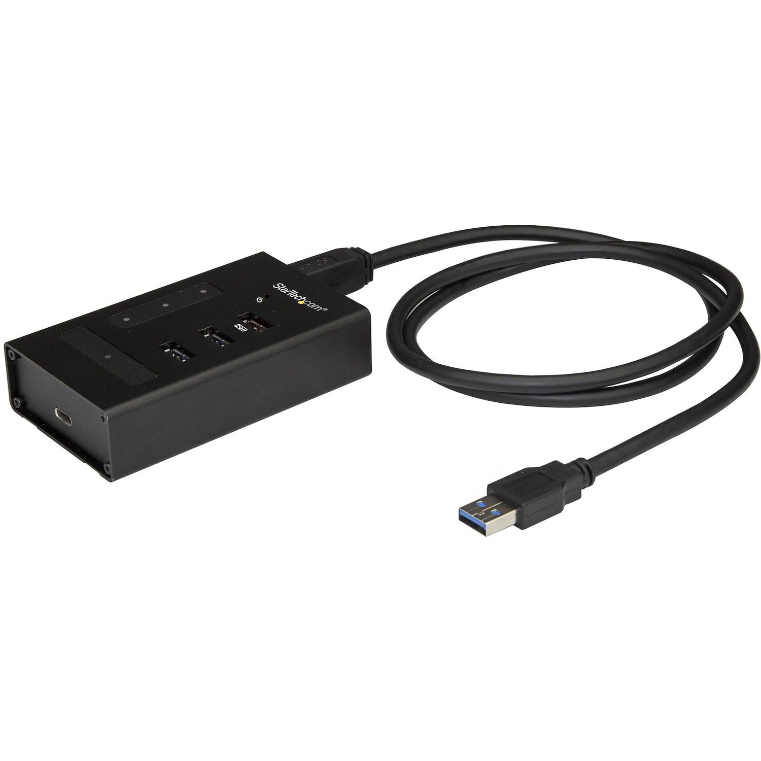 StarTech.com 4-Port USB Hub - Metal - USB-A to 3x USB-A and 1x USB-C - USB 3.0