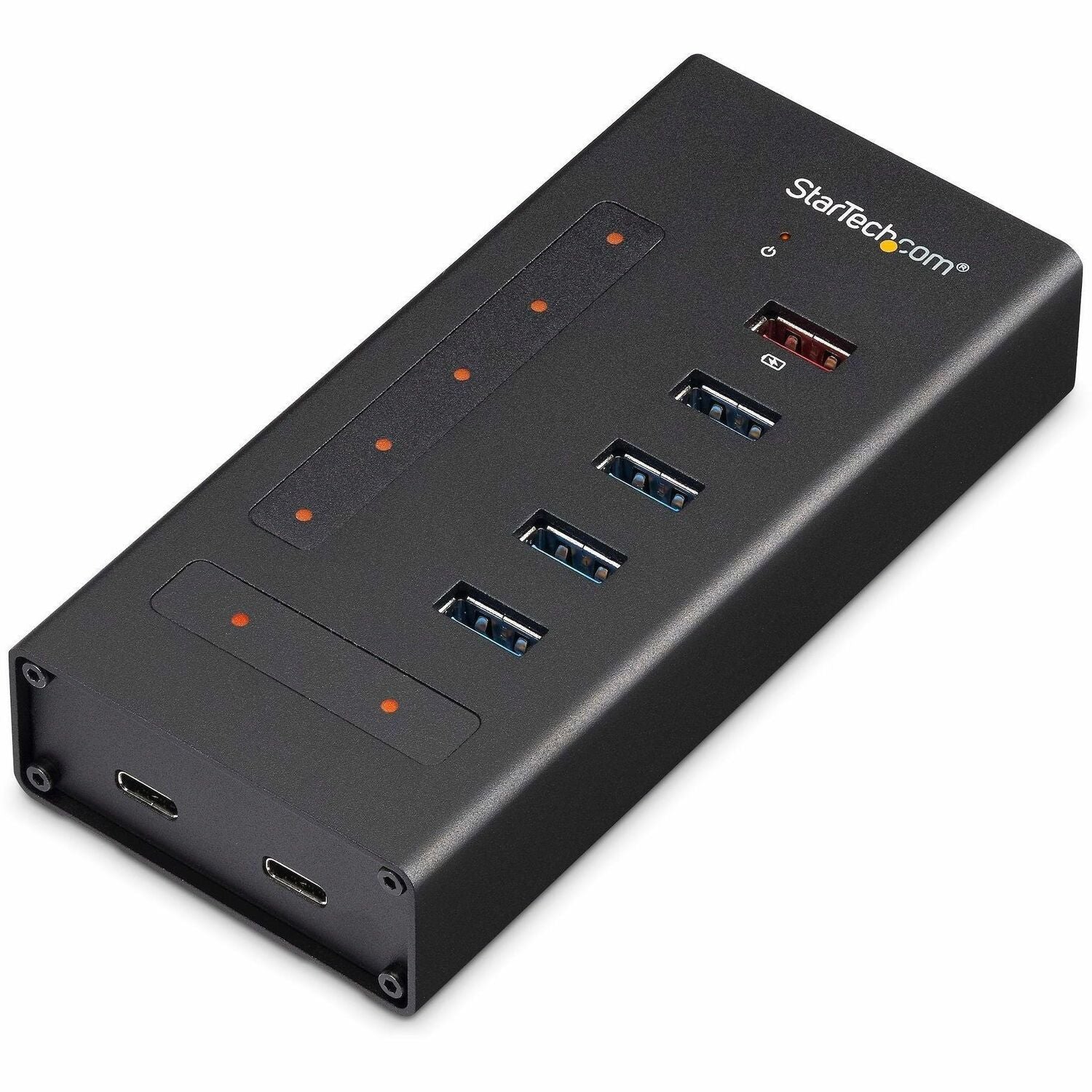 StarTech.com 7-Port USB-C Hub - Metal - USB-C to 5x USB-A and 2x USB-C - USB 3.0