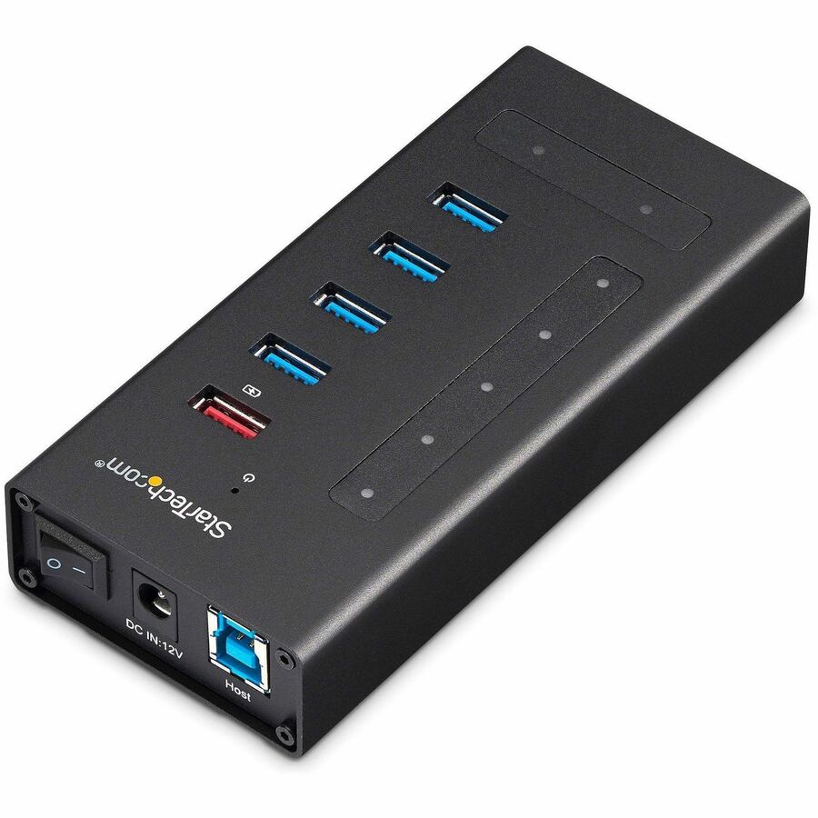 StarTech.com 7-Port USB-C Hub - Metal - USB-C to 5x USB-A and 2x USB-C - USB 3.0