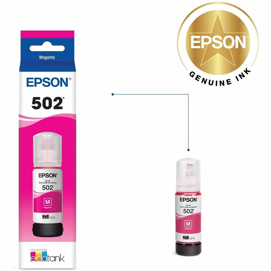 Epson T502, Magenta Ink Bottle
