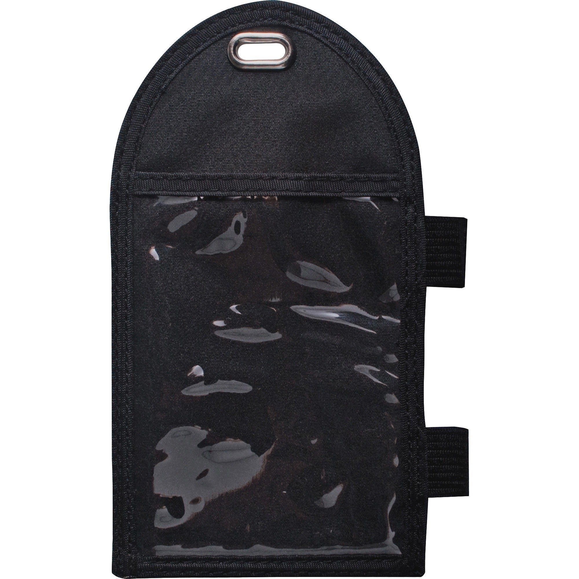 Support 2.25" x 3.50" Media - Vertical - Metal - Black - Durable - 12 / Box