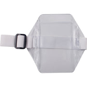 Support 2.50" x 3.50" Media - Vertical - Vinyl, Elastic - White, Clear - Heavy Duty - 12 / Box