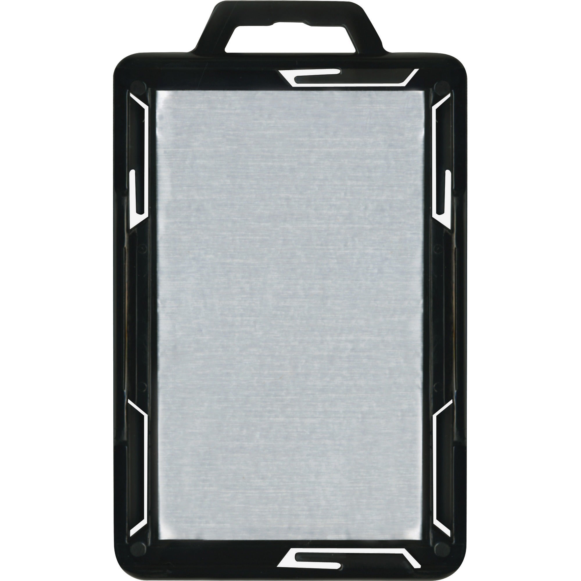 Advantus RFID Blocking Badge Holder, Vertical, Plastic, Black/Clear, Supports 2.13" x 3.38" Media, 20 Pack