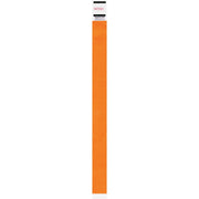 Advantus Neon Tyvek Wristbands, Neon Orange, 500 Pack