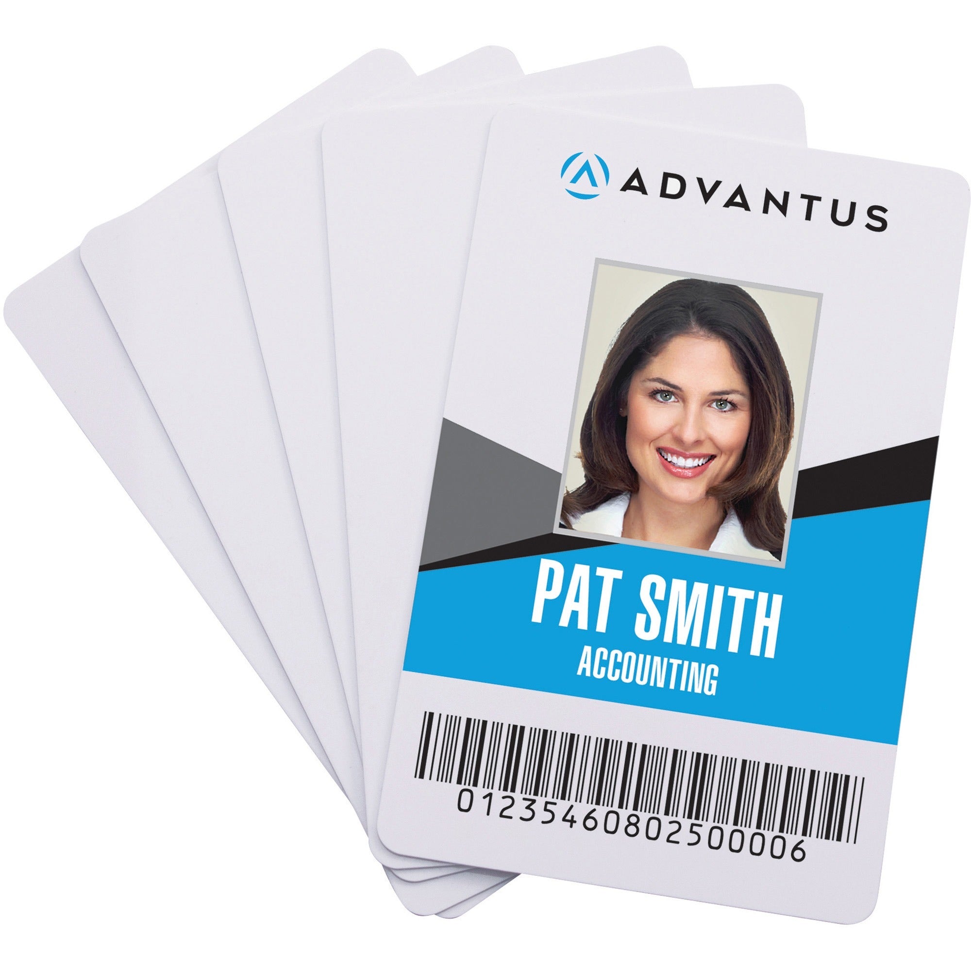 Printable - 2.13" x 3.38" Length - White - Polyvinyl Chloride (PVC) - 100 Pack