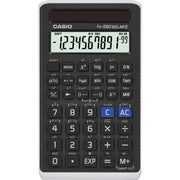 144 Functions - Easy-to-read Display - 10 Digits - Solar Powered - 5" Height x 0.6" Width x 2.9" Length - Black - 1 Each