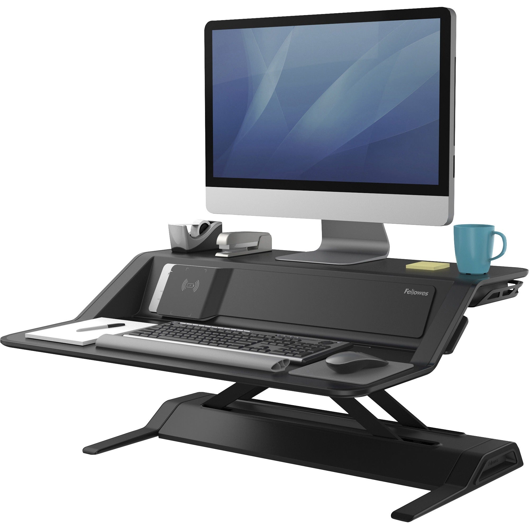 35 lb Load Capacity - 5.50" Height x 32.75" Width x 24.25" Depth - Black - Antimicrobial
