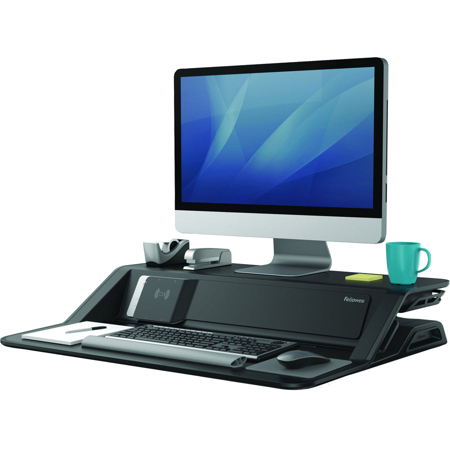 35 lb Load Capacity - 5.50" Height x 32.75" Width x 24.25" Depth - Black - Antimicrobial
