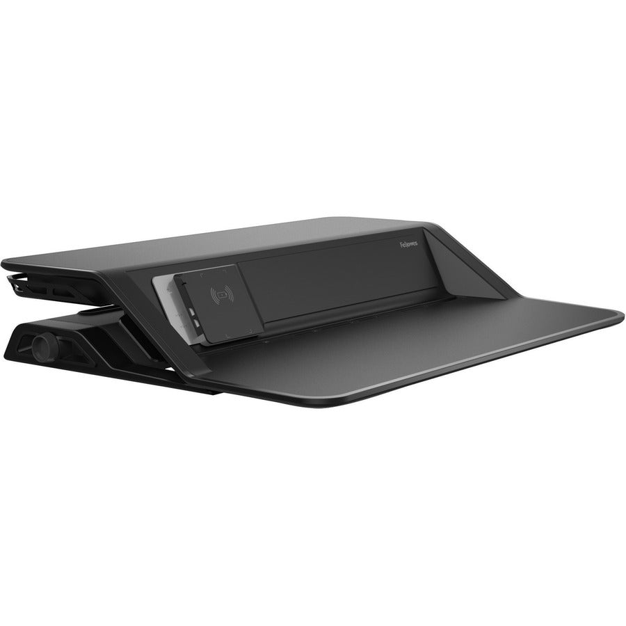 35 lb Load Capacity - 5.50" Height x 32.75" Width x 24.25" Depth - Black - Antimicrobial