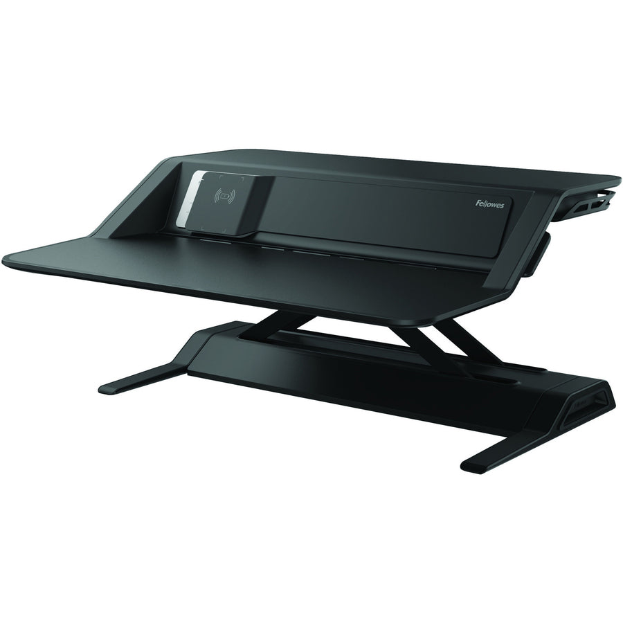 35 lb Load Capacity - 5.50" Height x 32.75" Width x 24.25" Depth - Black - Antimicrobial