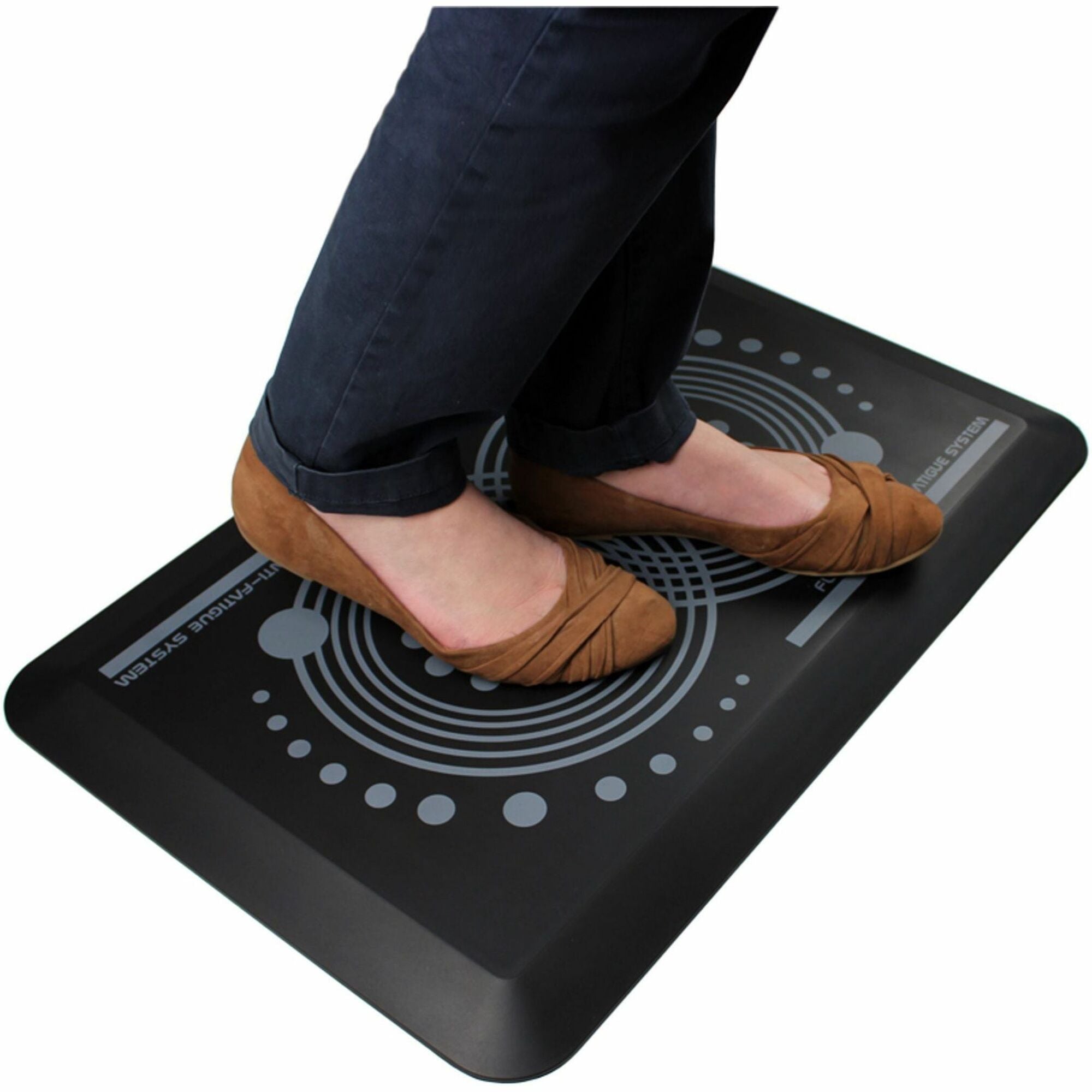 24" Length x 16" Width x 0.700" Depth x 0.700" Thickness - Rectangular - Polyurethane - Black - 1 Each